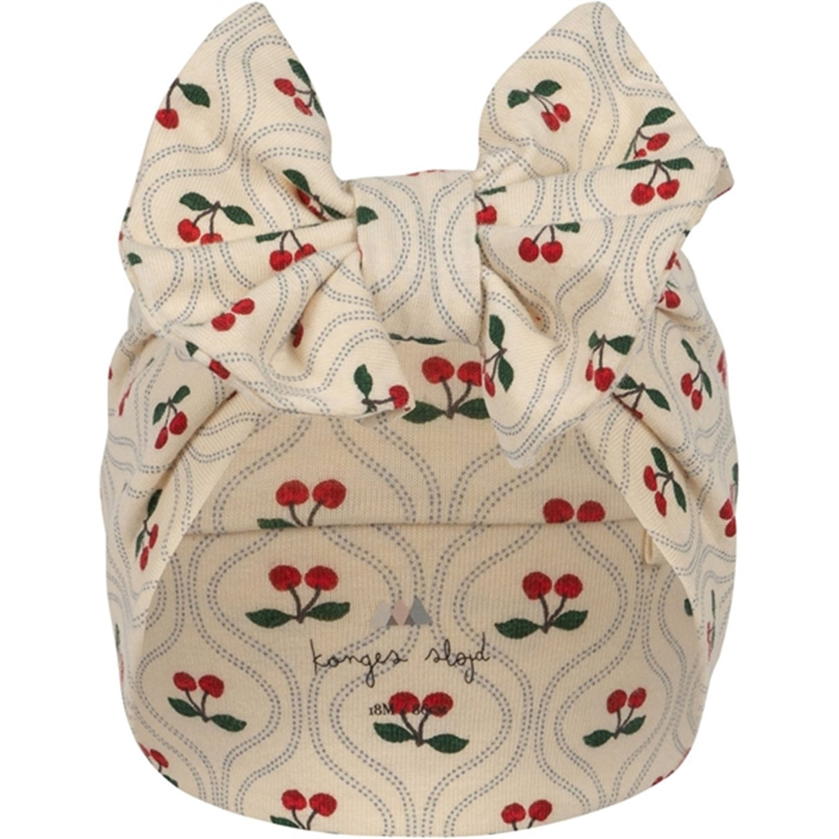 Konges Sløjd Lin New Bambi Bonnet Cherry Motif