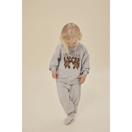 Konges Sløjd Grey Melange Loupy Lou Sweatpants 2