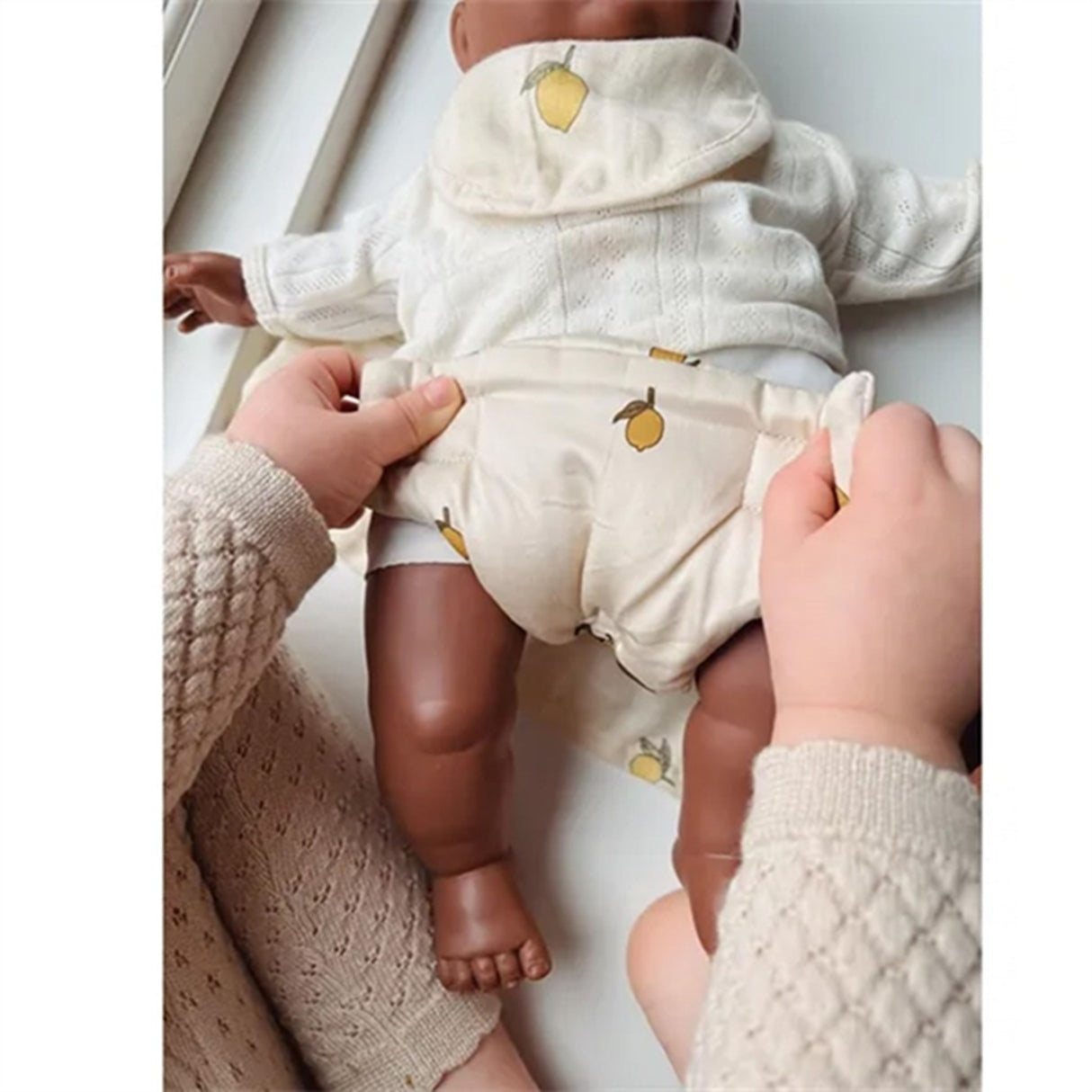 Konges Sløjd Dukke Puslesæt Lemon