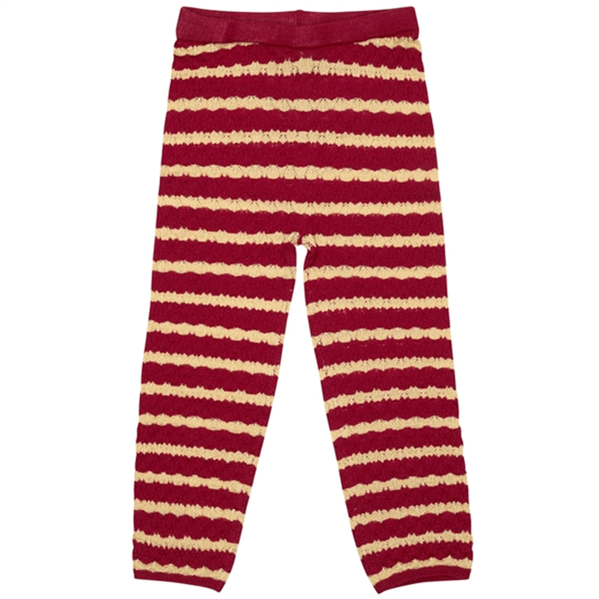 Konges Sløjd Jolly Stripe Cane Strikk Ull Leggings