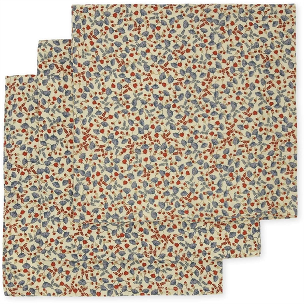 Konges Sløjd Stofbleer 3-pak Marche De Fleur