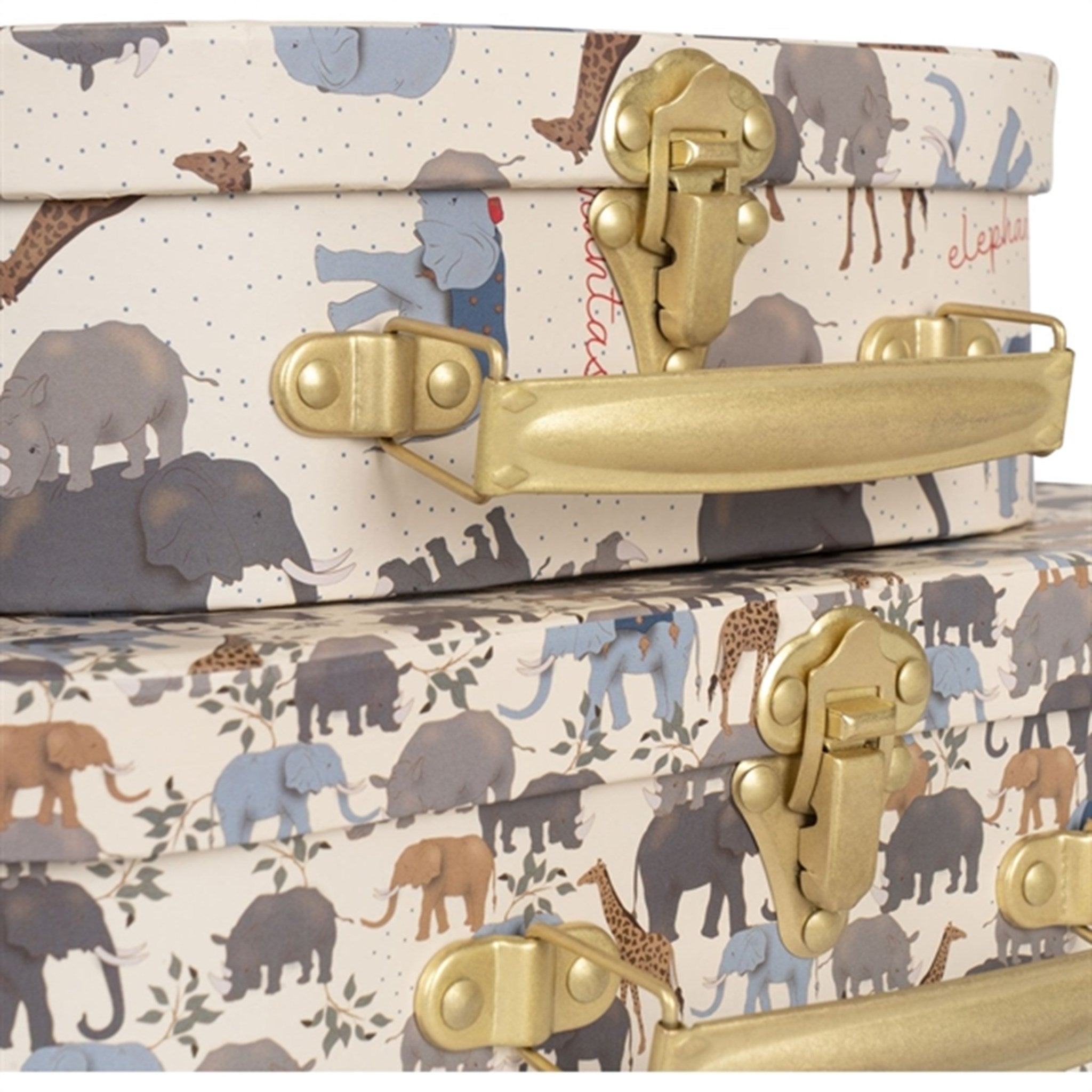 Konges Sløjd Koffert 2-pakning Safari/Elephantastic 2