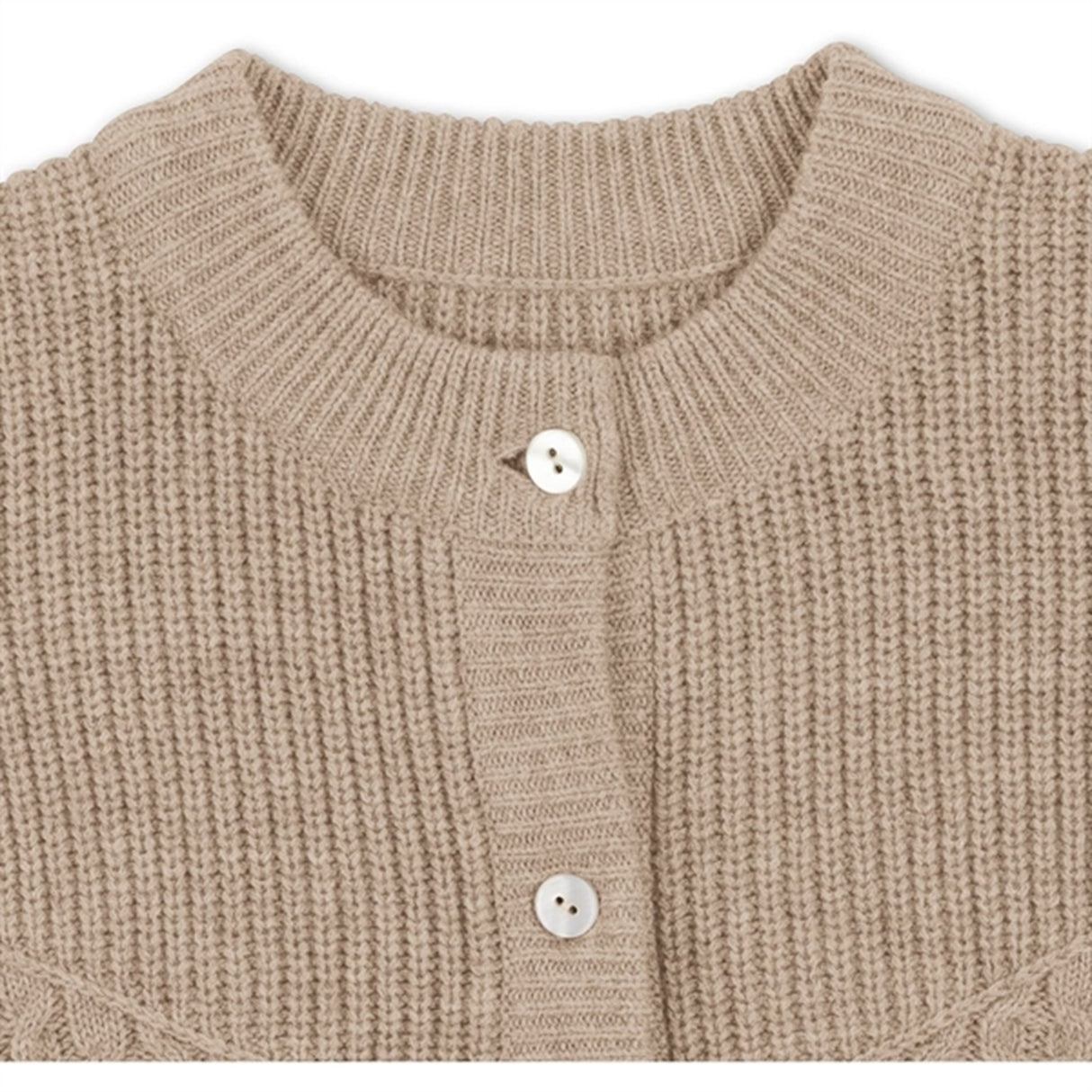 Konges Sløjd Creme Harri Strikket Ull Cardigan 5