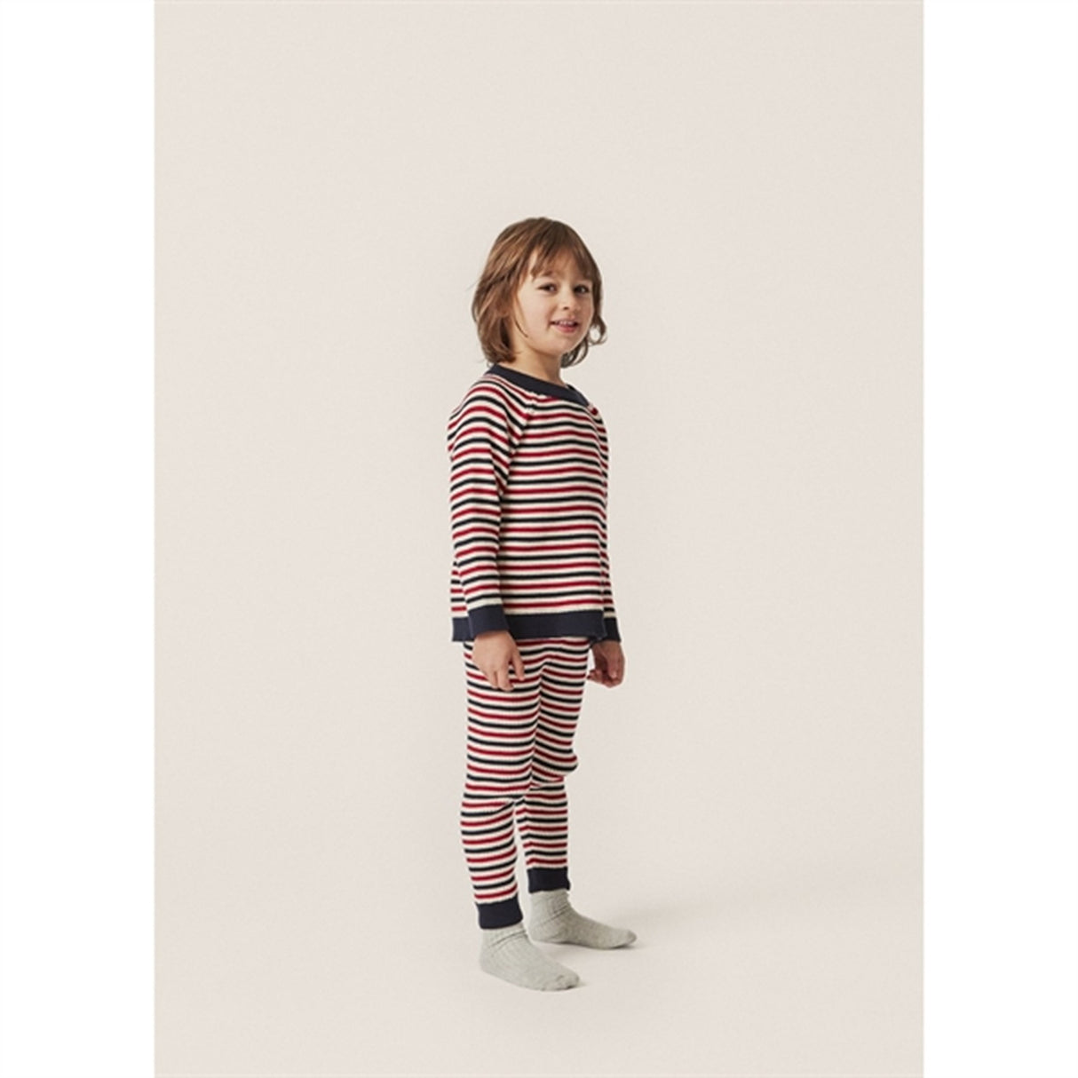 Konges Sløjd Navy Stripe Meo Strikket Genser 2