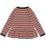 Konges Sløjd Navy Stripe Meo Cardigan med Muslingekant 6