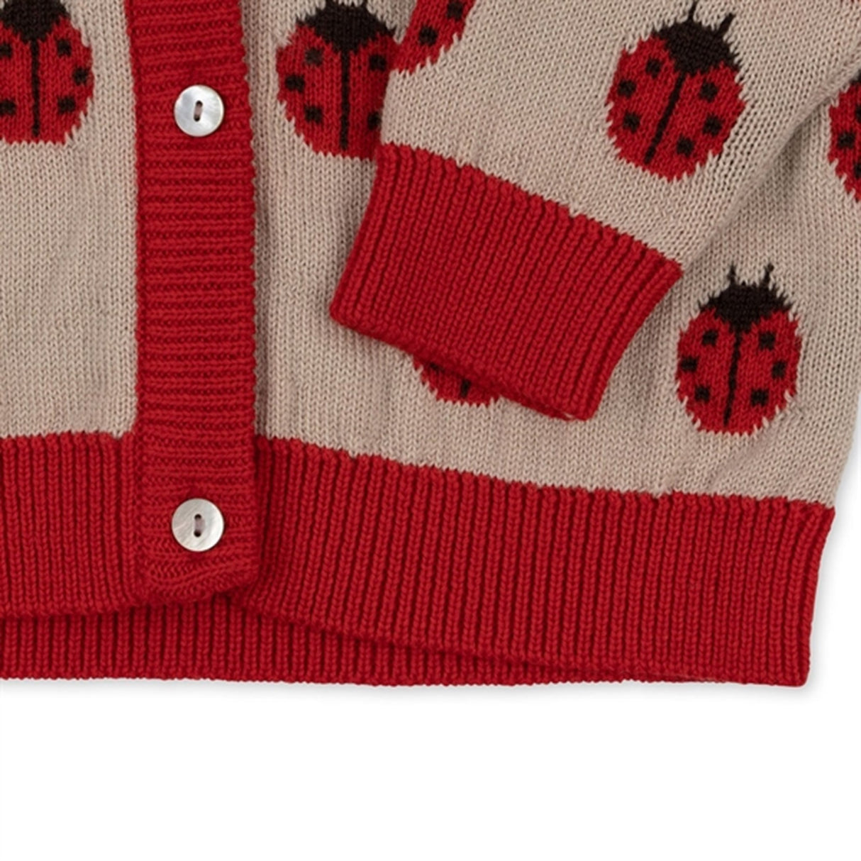 Konges Sløjd Ladybug Belou Strikket Ull Cardigan 5