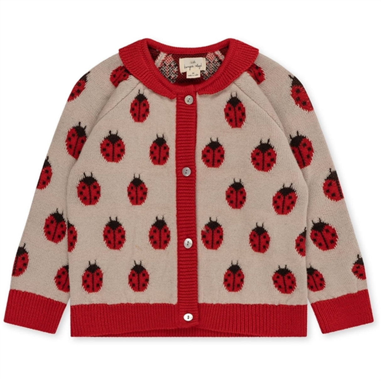 Konges Sløjd Ladybug Belou Strikket Ull Cardigan