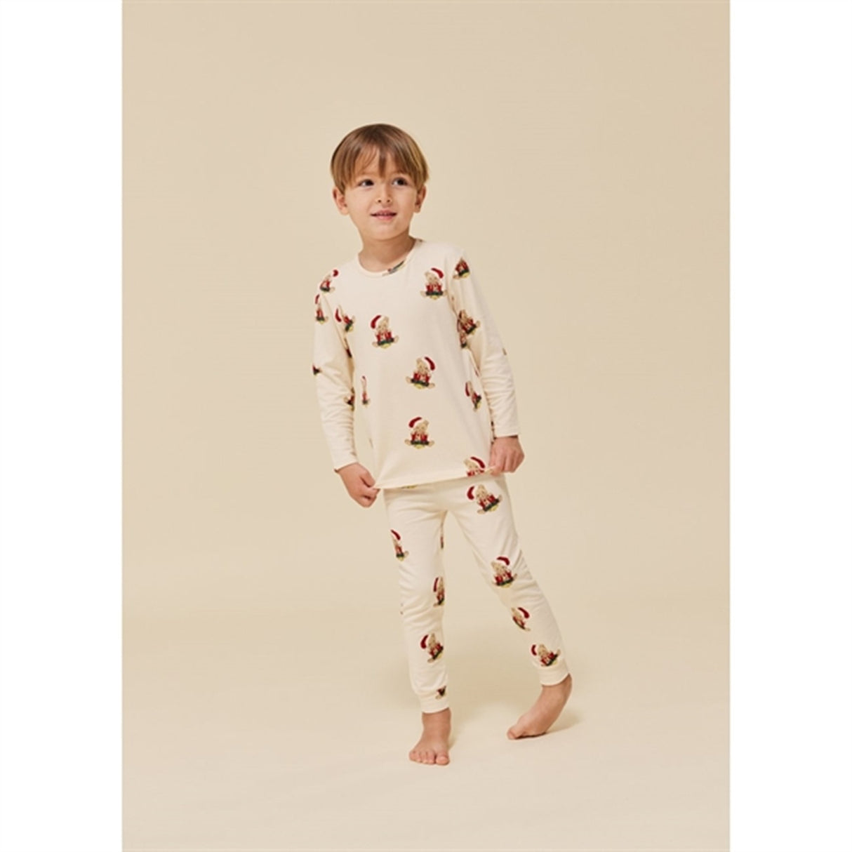 Konges Sløjd Christmas Teddy Basic Bluse/Bukser Sett