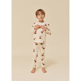 Konges Sløjd Christmas Teddy Basic Bluse/Bukser Sett