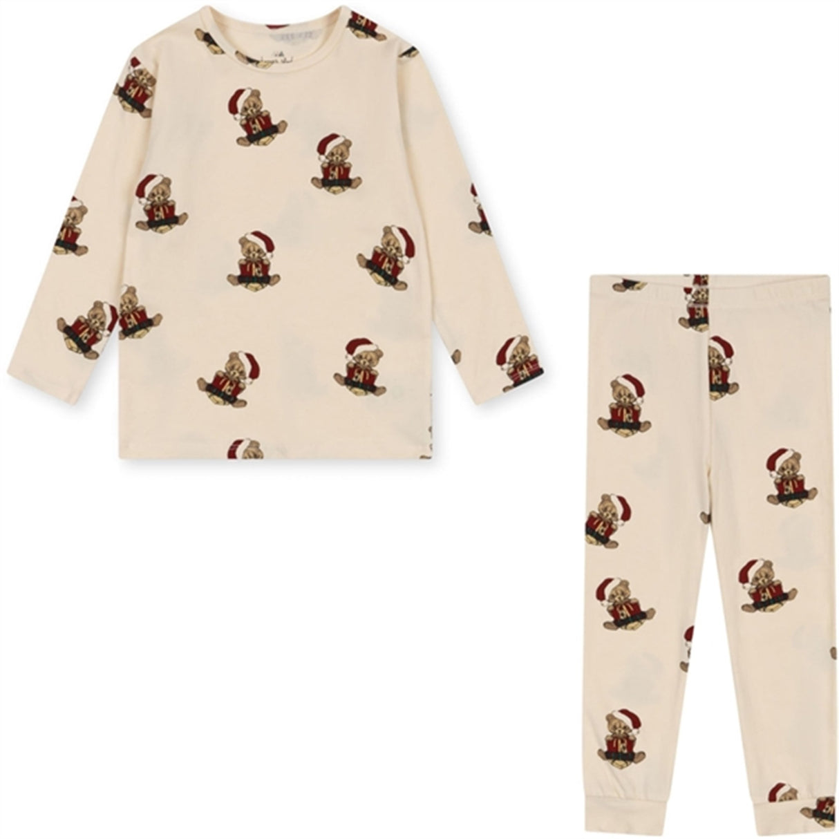 Konges Sløjd Christmas Teddy Basic Bluse/Bukser Sett