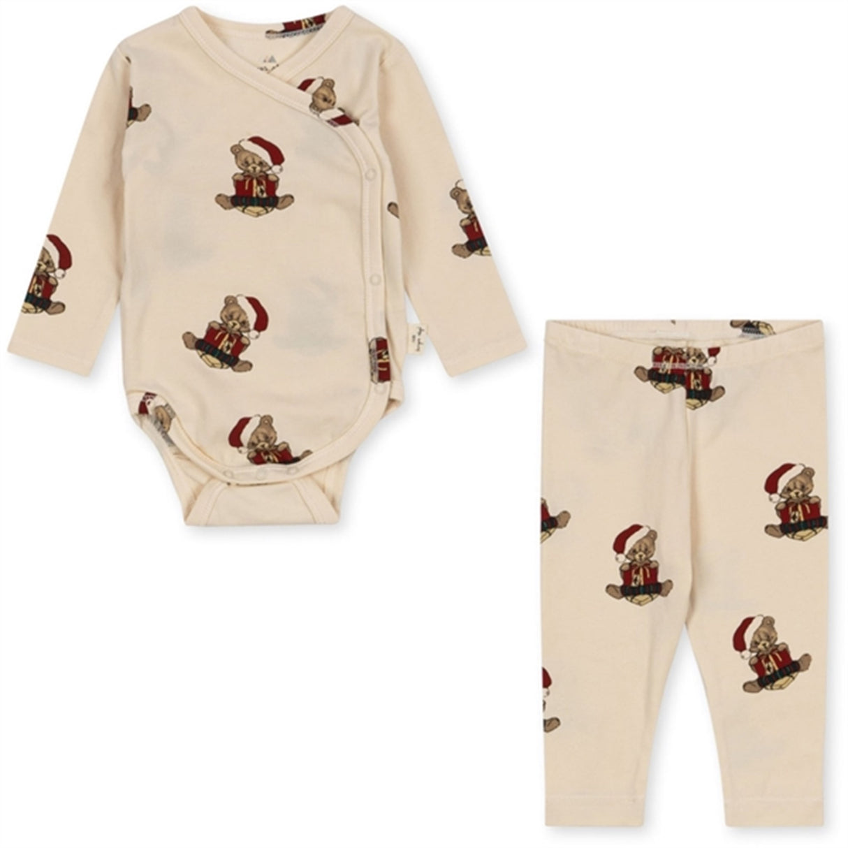 Konges Sløjd Christmas Teddy Basic Newborn Sett