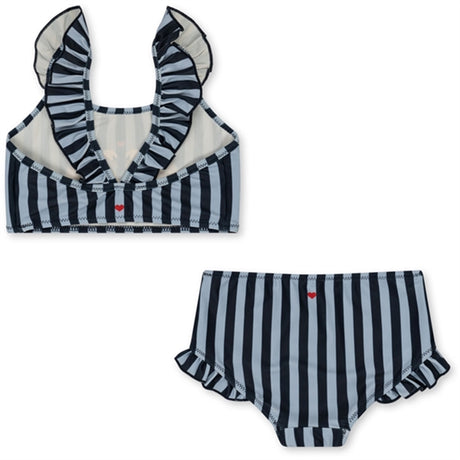 Konges Sløjd Navy Stripe Dea Frill Bikini 2