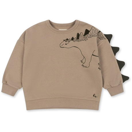 Konges Sløjd Oxford Tan Lou Animal Spike Dino Collegegenser