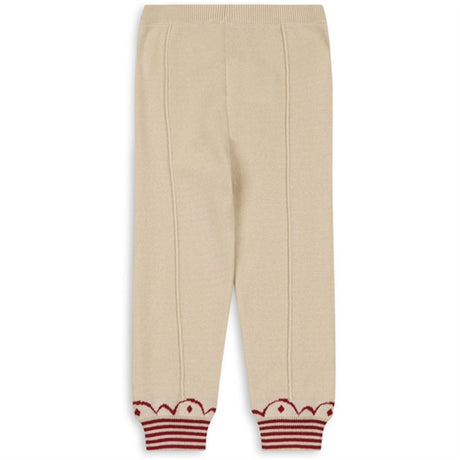 Konges Sløjd Off White Whamie Knit Bukser