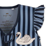 Konges Sløjd Neoprene Frill Svømmevest Swan Stripe 3