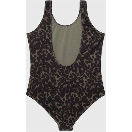 Calvin Klein Badedrakt Ck Leopard Olive Aop 2