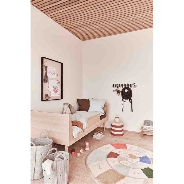 OYOY Dot Bomuldsreb Kurv 2-pakning Clay