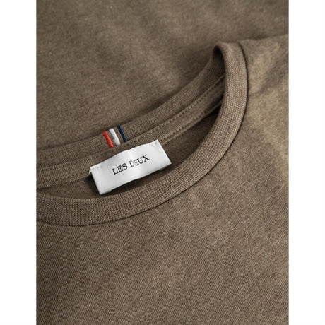 Les Deux Kids Walnut Melange/Orange Nørregaard T-Shirt