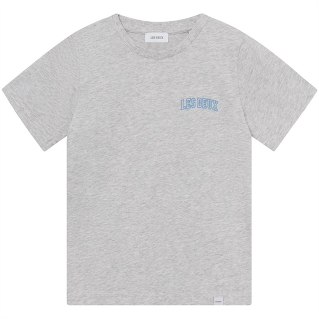 Les Deux Kids Snow Melange/Washed Denim Blue Blake T-Shirt