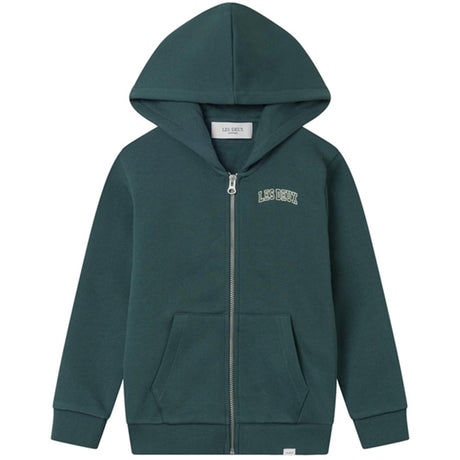 Les Deux Kids Pine Green/Dark Sand Blake Glidelås Hoodie