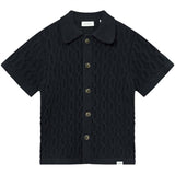 Les Deux Kids Dark Navy Garret Strikket Genser