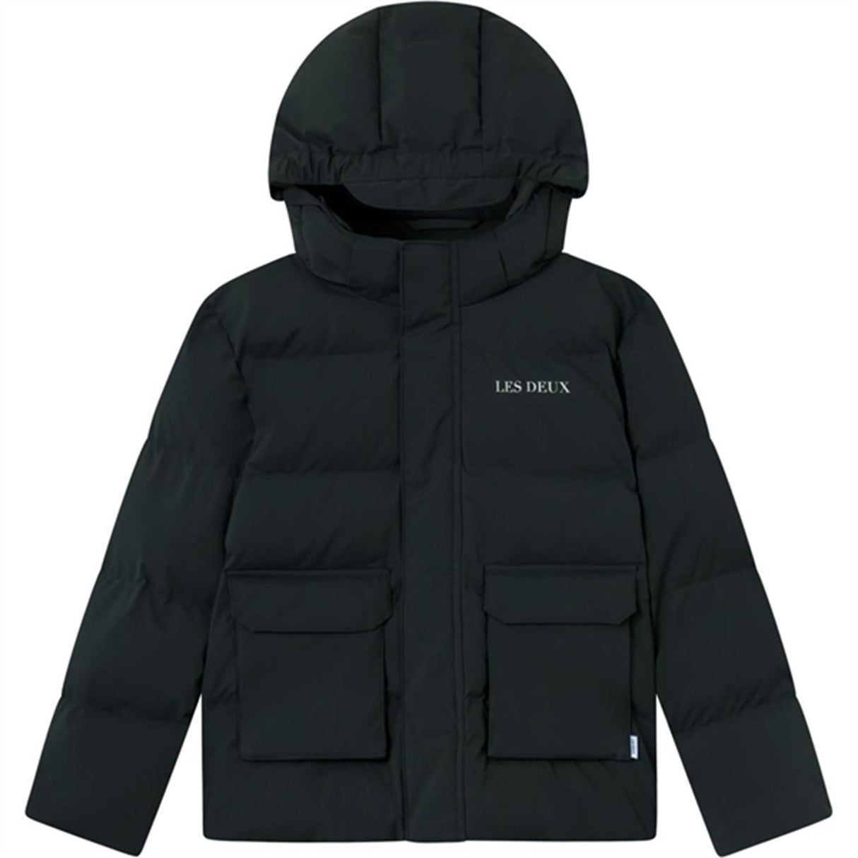 Les Deux Kids Black Maddox Puffer Jakke