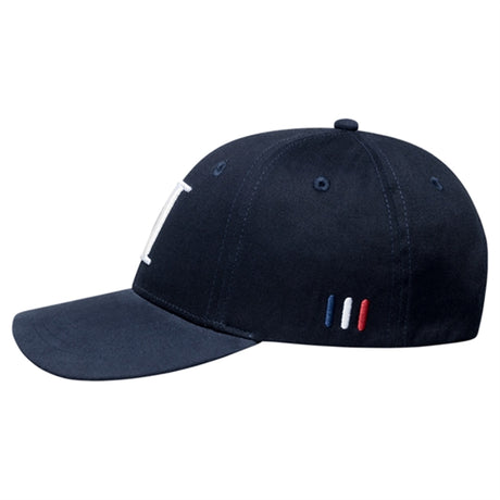 Les Deux Kids Dark Navy/White Baseball Cap Encore Suede 2