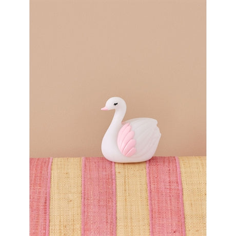 RICE White LED Lampe Svane