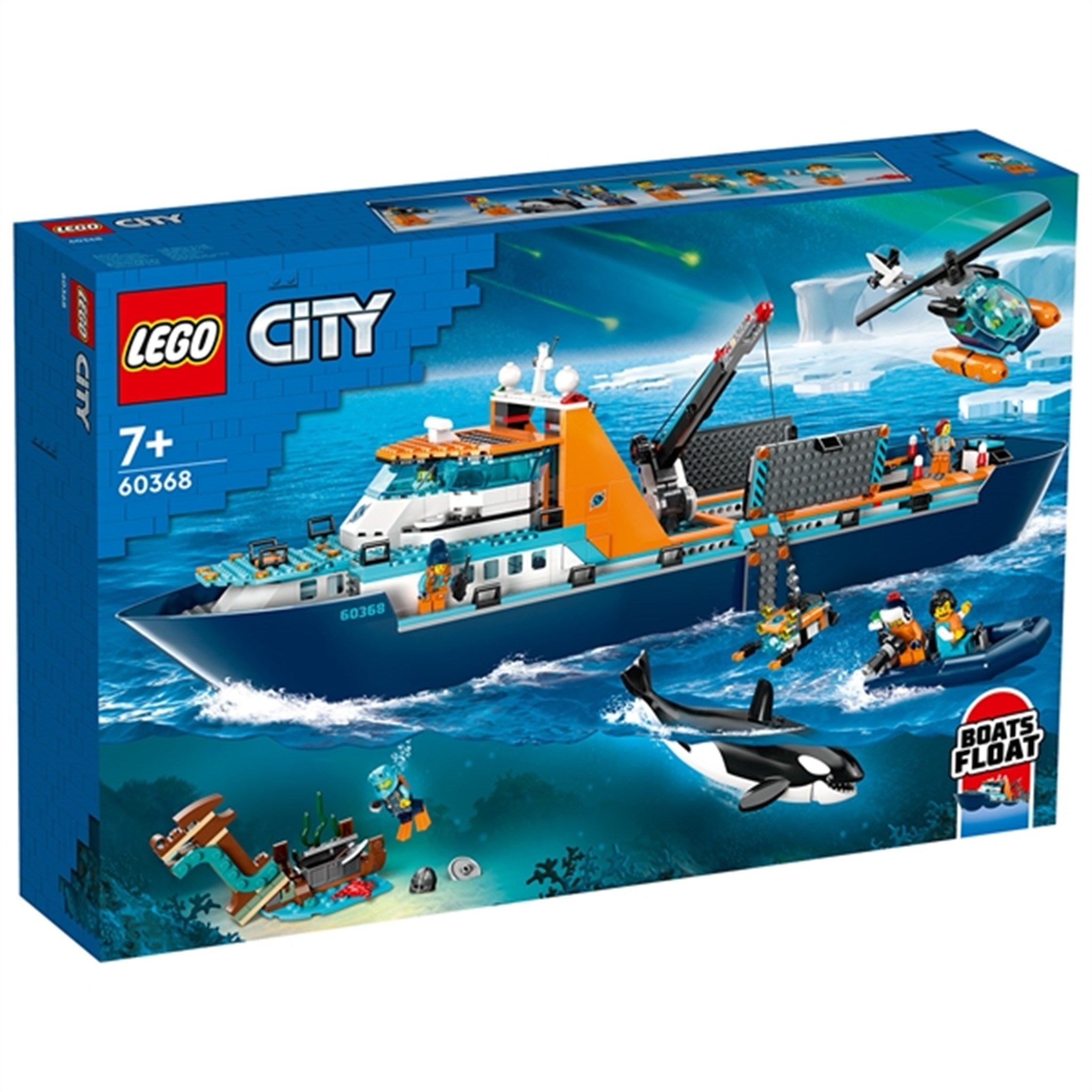 LEGO® City Polarutforskere med Skip