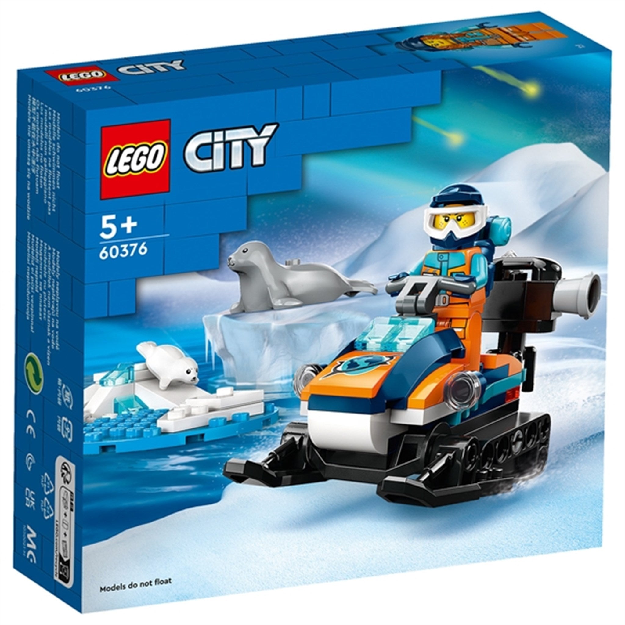 LEGO® City Polarutforsker med Snøskuter