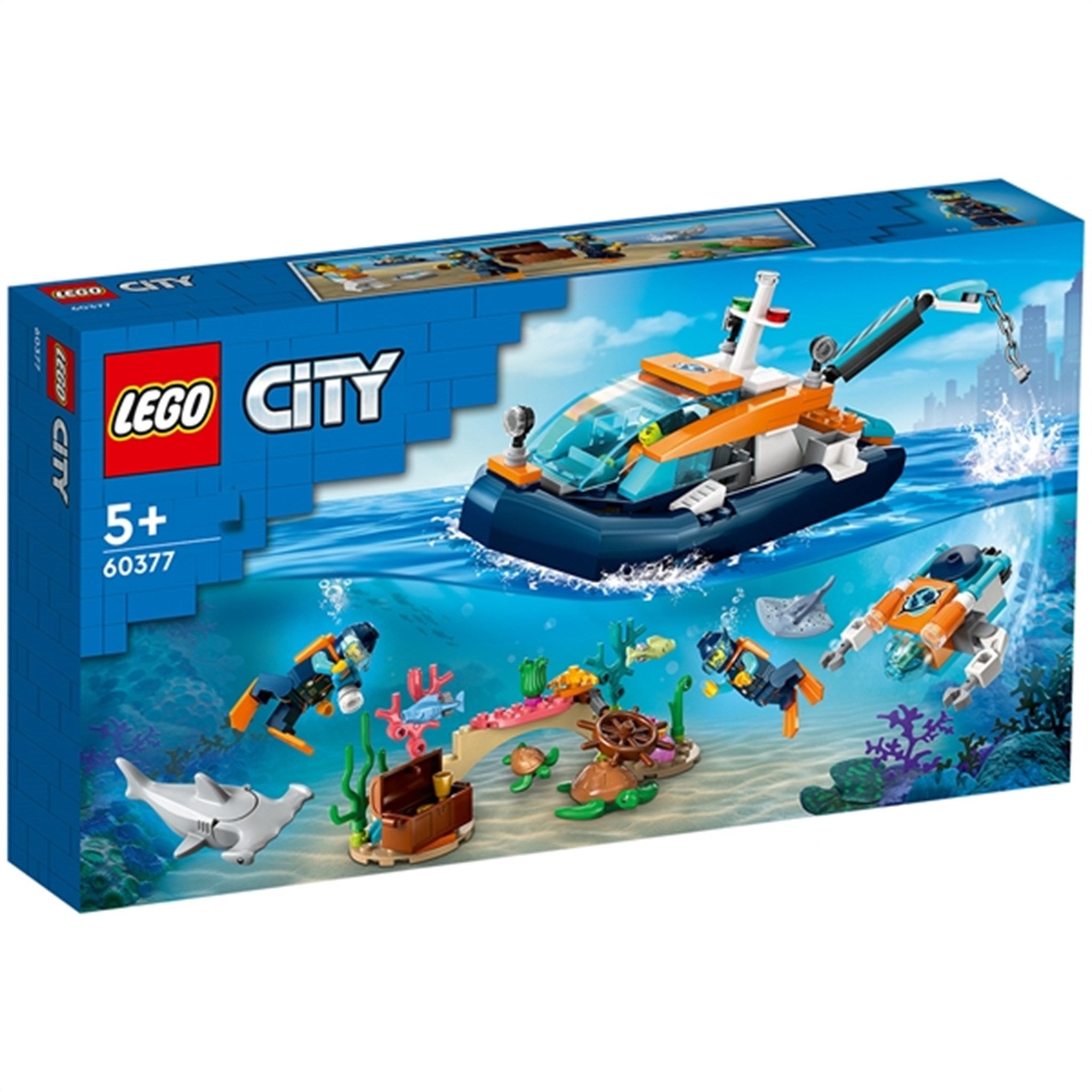 LEGO® City Utforskere og Dykkerbåt