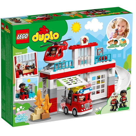 LEGO® DUPLO® Brannstasjon og Helikopter