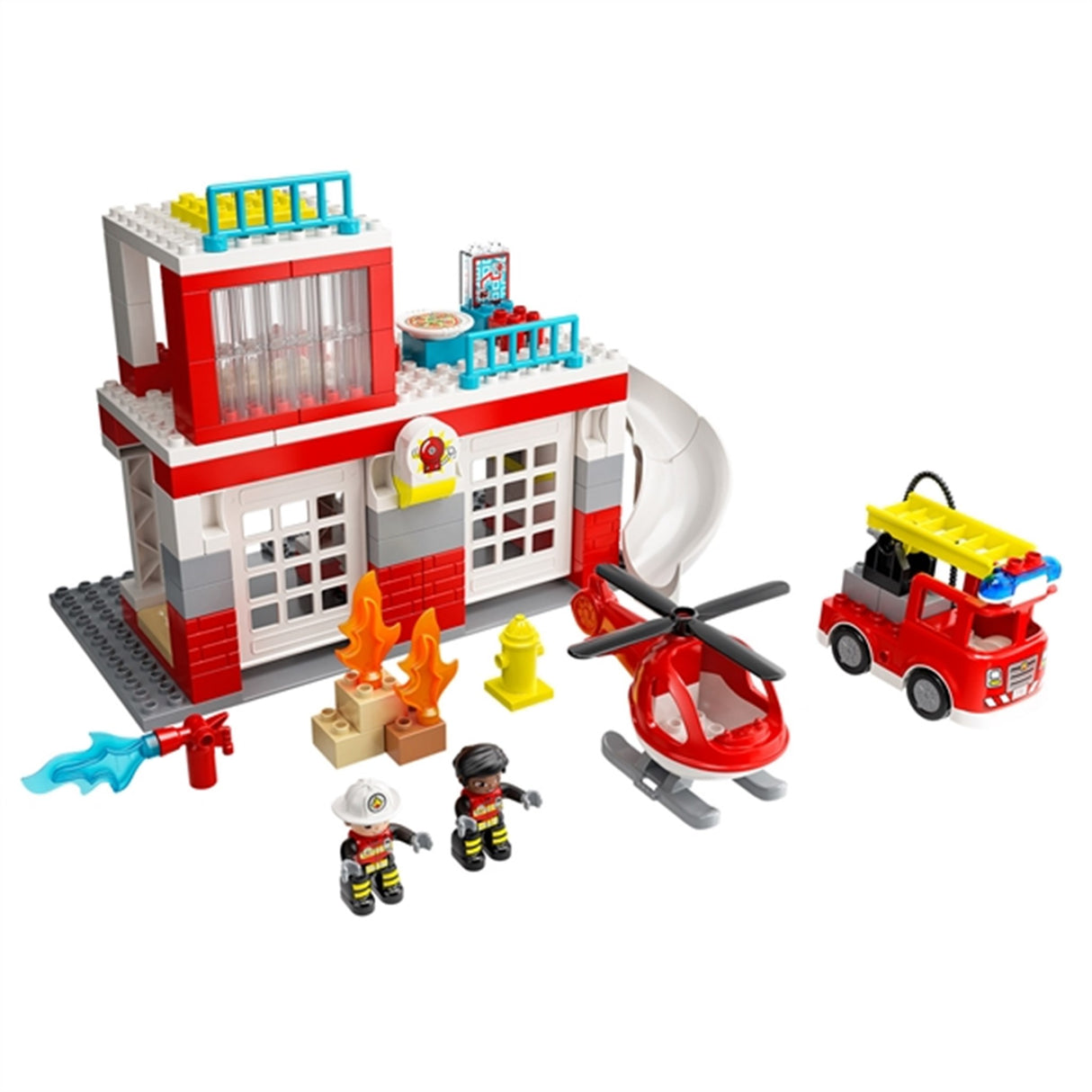 LEGO® DUPLO® Brannstasjon og Helikopter