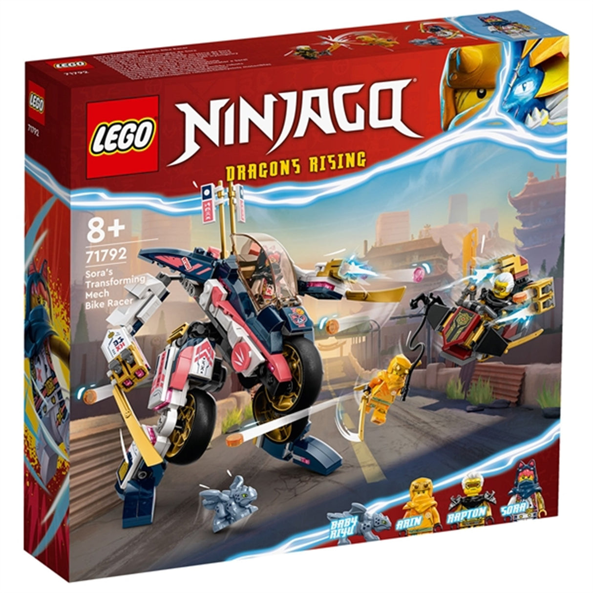 LEGO® NINJAGO® Soras Transformerende Robot Motorsykkel