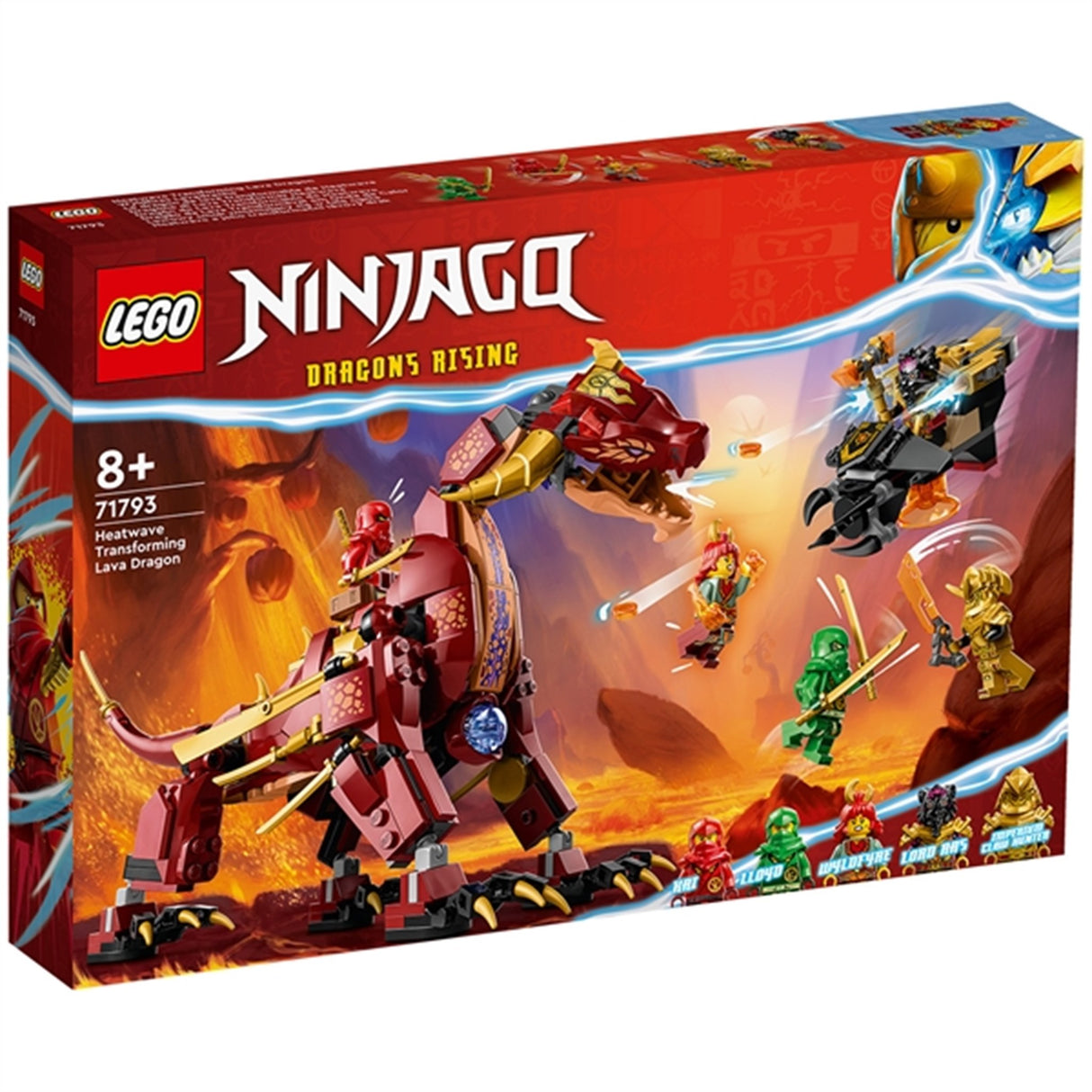 LEGO® NINJAGO® Heatwaves Transformerende Lavadrage