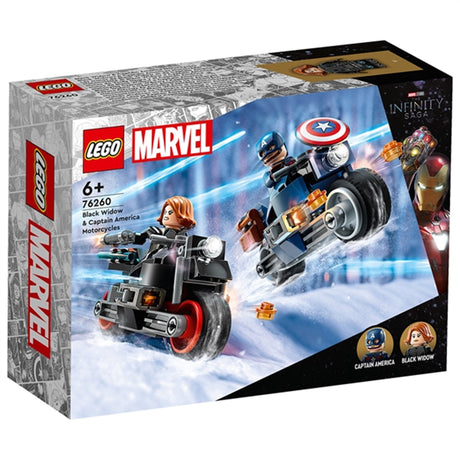 LEGO® Marvel Motorsyklene til Black Widow og Captain America