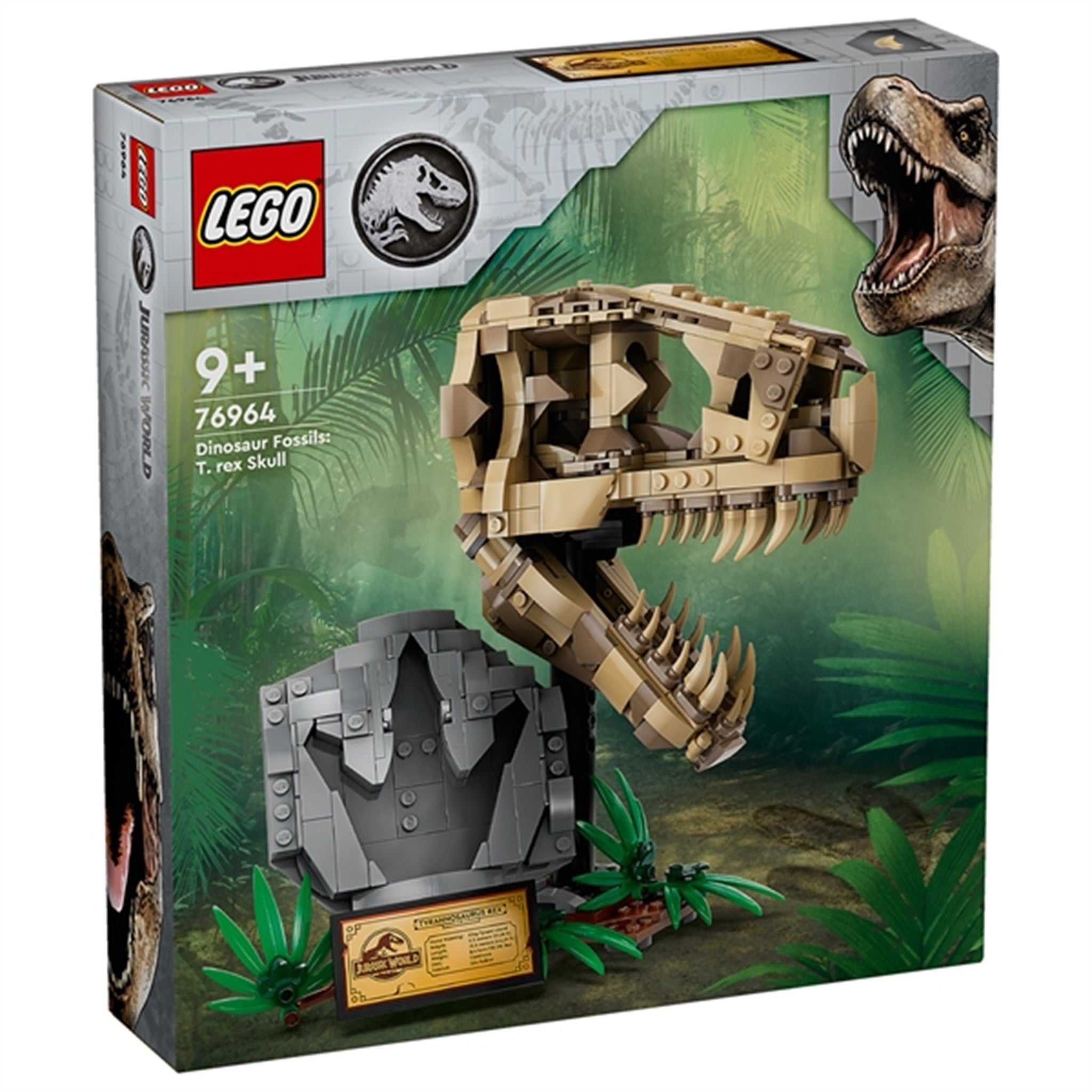 LEGO® Jurassic World™ Dinosaurfossiler: T. Rex-Hodeskalle