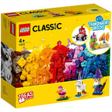 LEGO® Classic Kreativitet med Gjennomsiktige Klosser