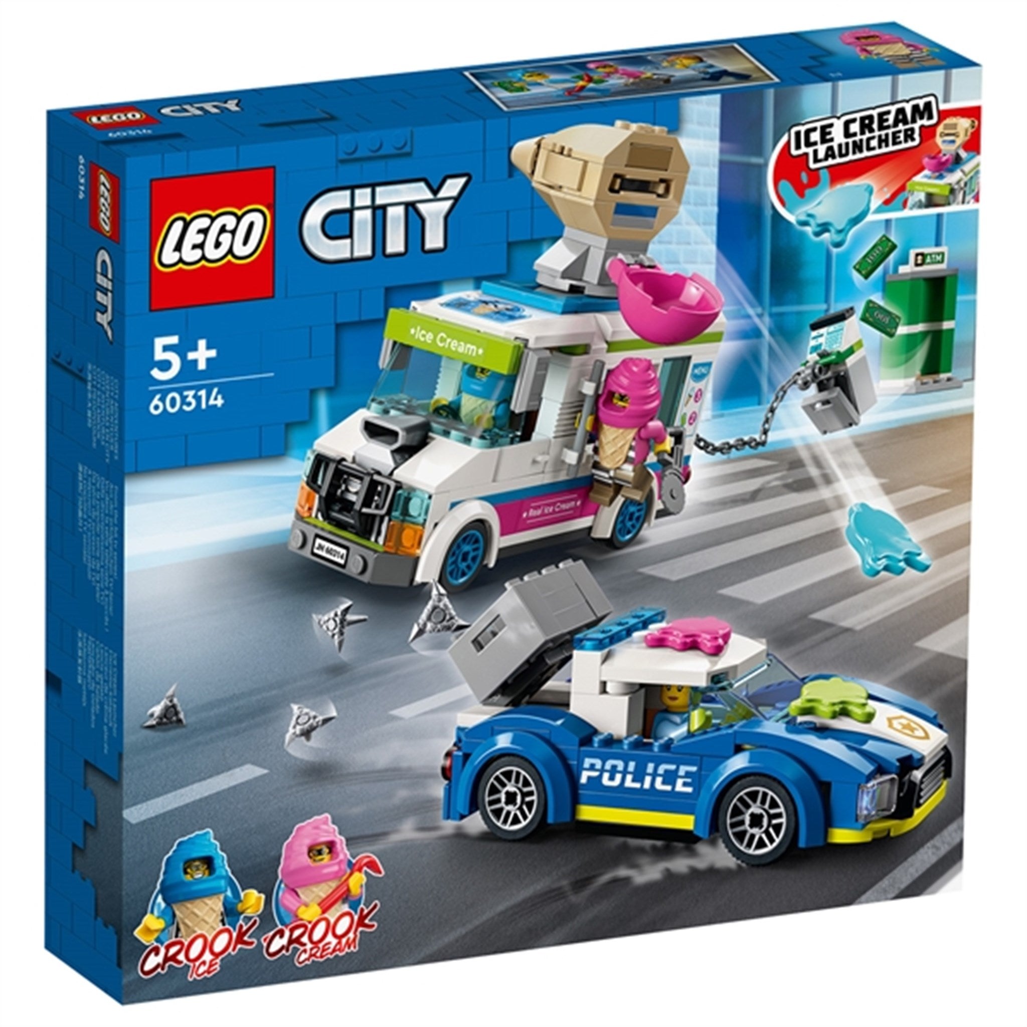 LEGO® City Politijakt på Isbilen