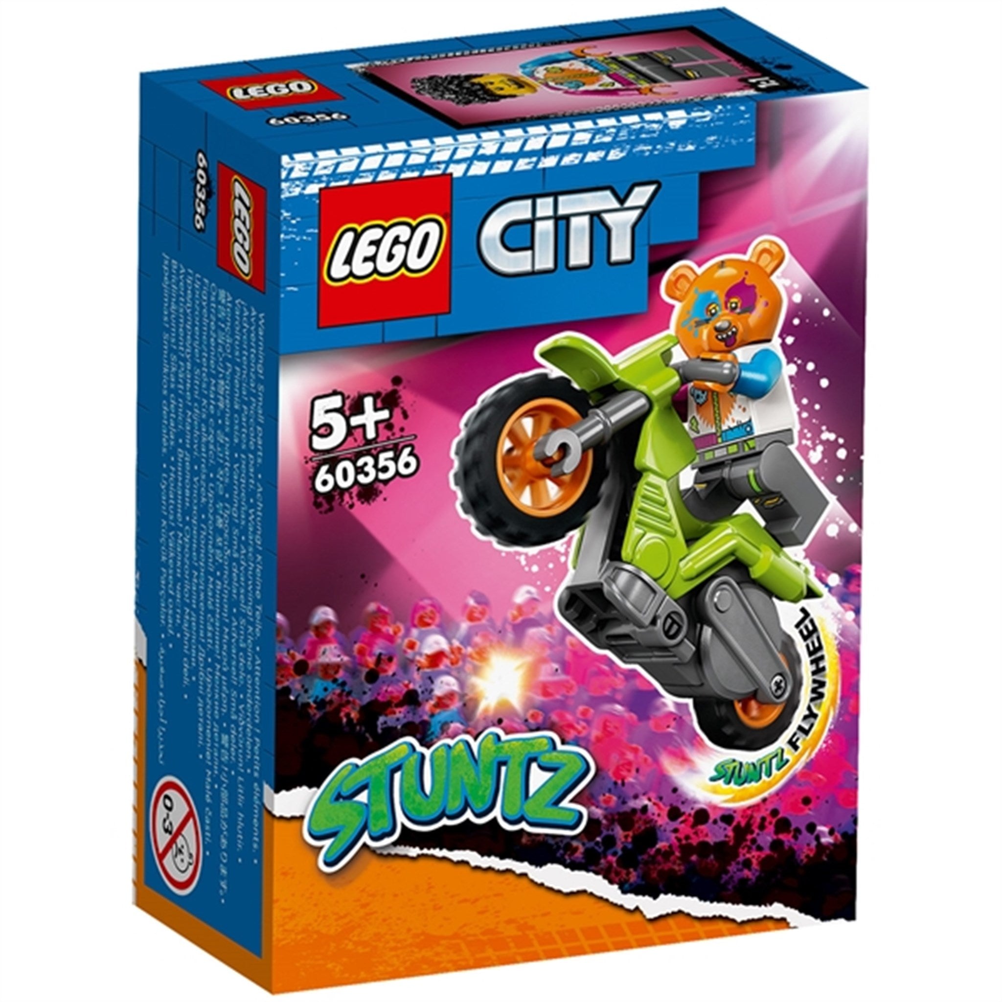 LEGO® City Stuntmotorsykkel med Bjørn