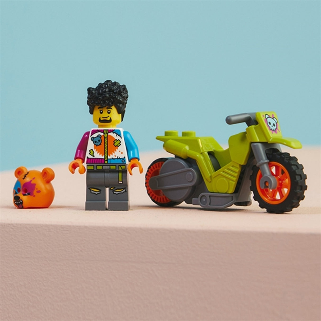 LEGO® City Stuntmotorsykkel med Bjørn 3