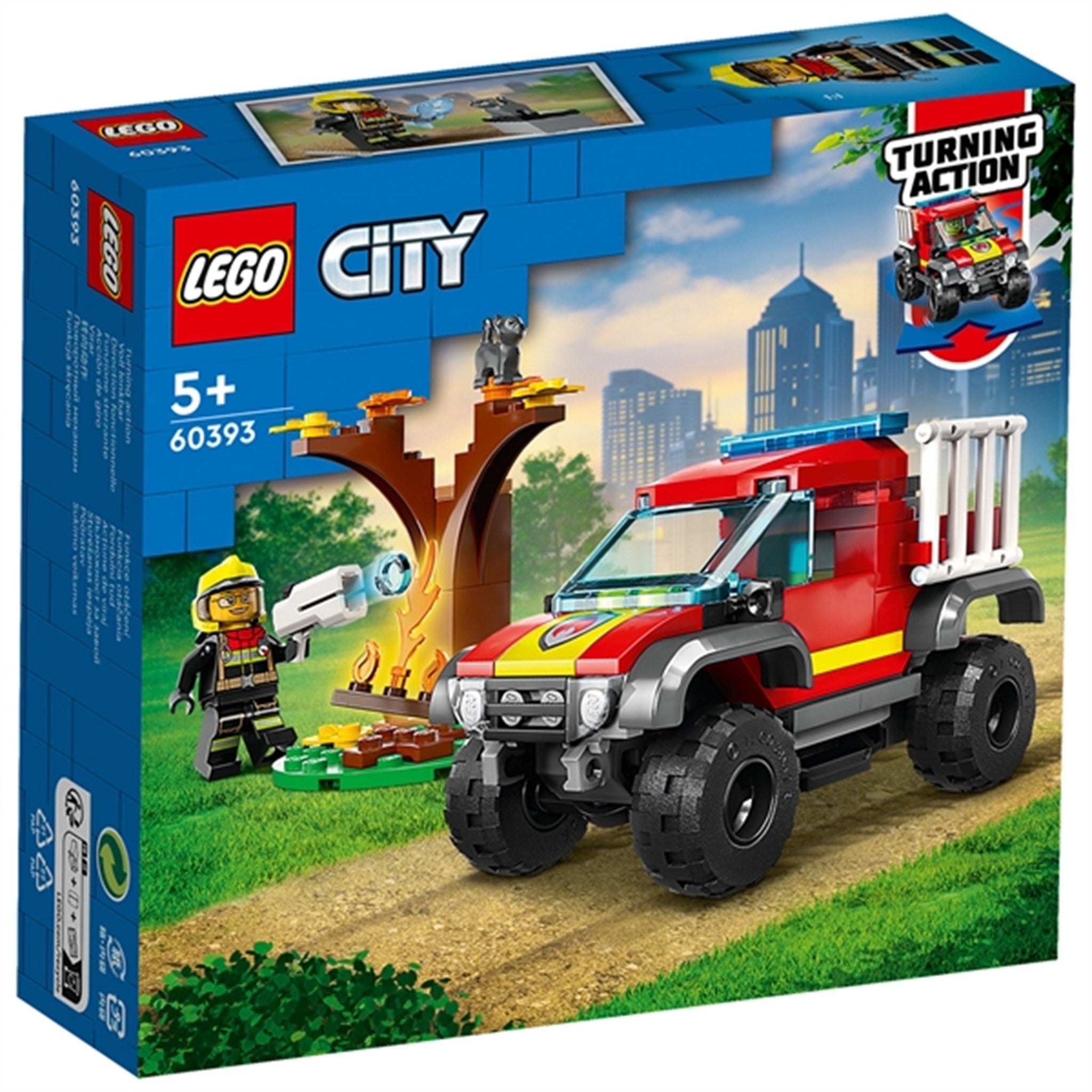 LEGO® City Brannvesenets Firehjulstrekker