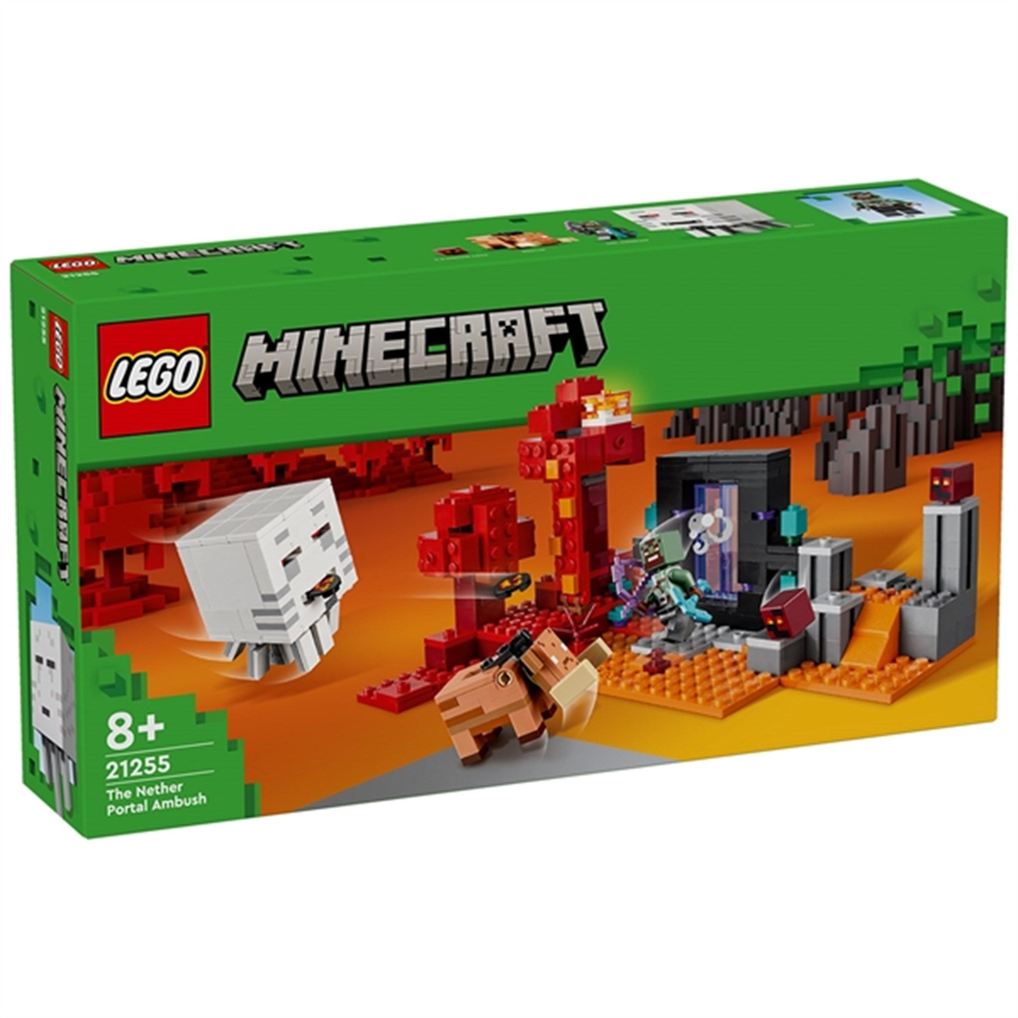 LEGO® Minecraft® Bakholdsangrep ved Underverdenportalen