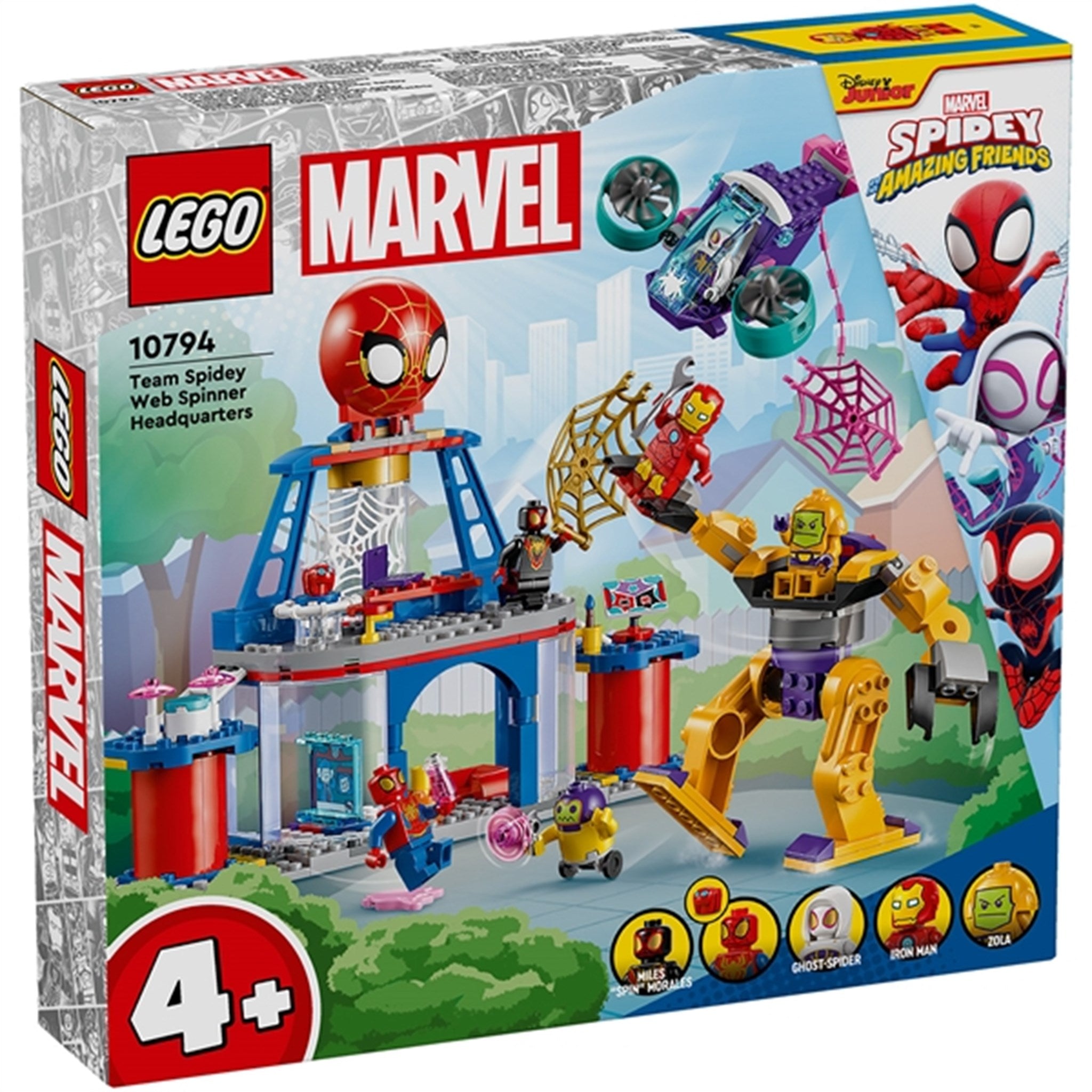LEGO® Marvel Team Edderkoppens Spindelvev Hovedkvarter