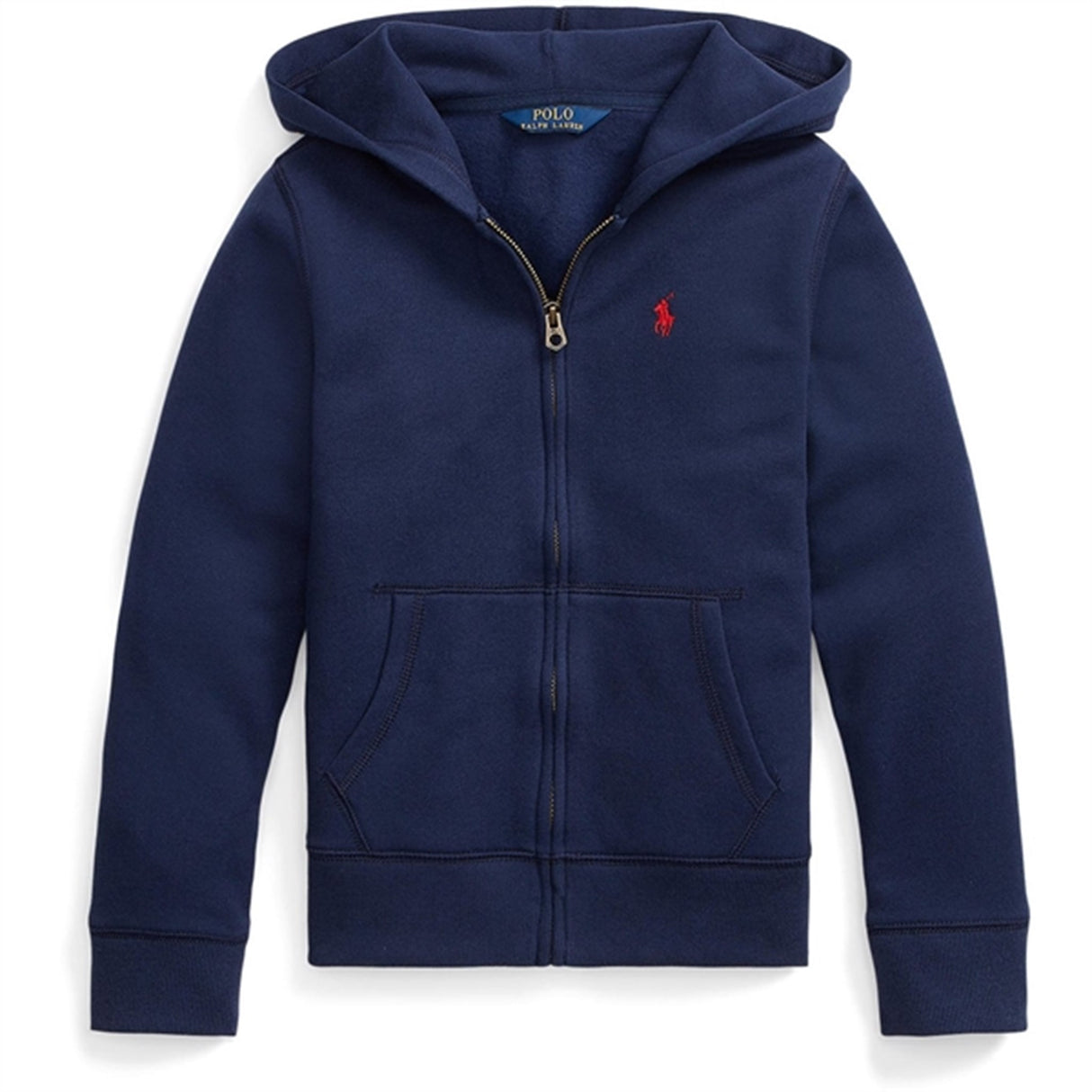 Polo Ralph Lauren Girls Full Zip Hættetrøjer Newport Navy