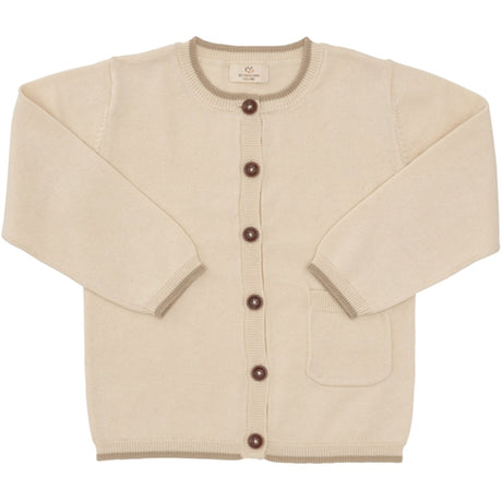 Copenhagen Colors Cream Cardigan m. Lomme