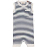 Copenhagen Colors Cream/Navy Comb. Strikk Romper Striper