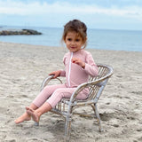 Petit Crabe Rose Nude Lou Clover Heldragt m. Lynlås