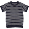 Copenhagen Colors Navy/Cream Comb. Strikk T-shirt