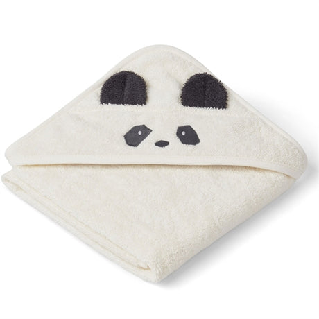 Liewood Albert Hooded Towel Panda Creme De La Creme